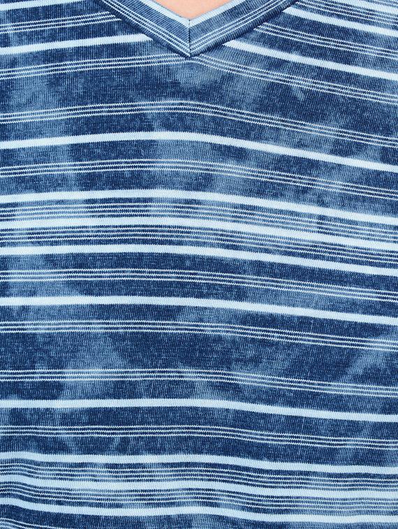 blue cotton t-shirt - 14542225 - Zoom Image - 4