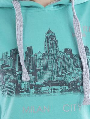blue printed sweatshirt - 14542940 - Standard Image - 4