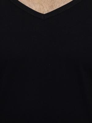 black cotton t-shirt - 14543083 - Standard Image - 4