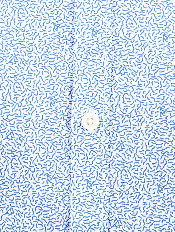 blue cotton casual shirt - 14543261 - Zoom Image - 4