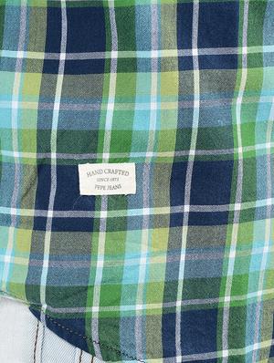 green cotton casual shirt - 14543262 - Standard Image - 4