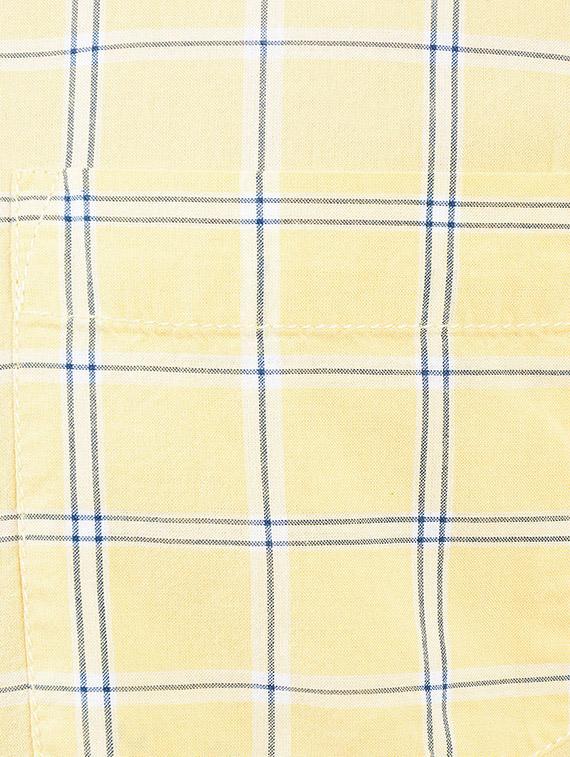 yellow cotton blend casual shirt - 14543291 - Zoom Image - 4