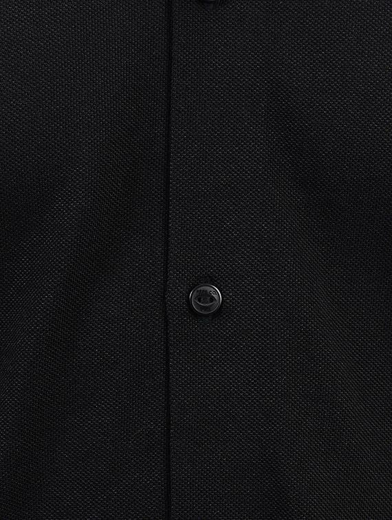 black cotton casual shirt - 14543324 - Zoom Image - 4
