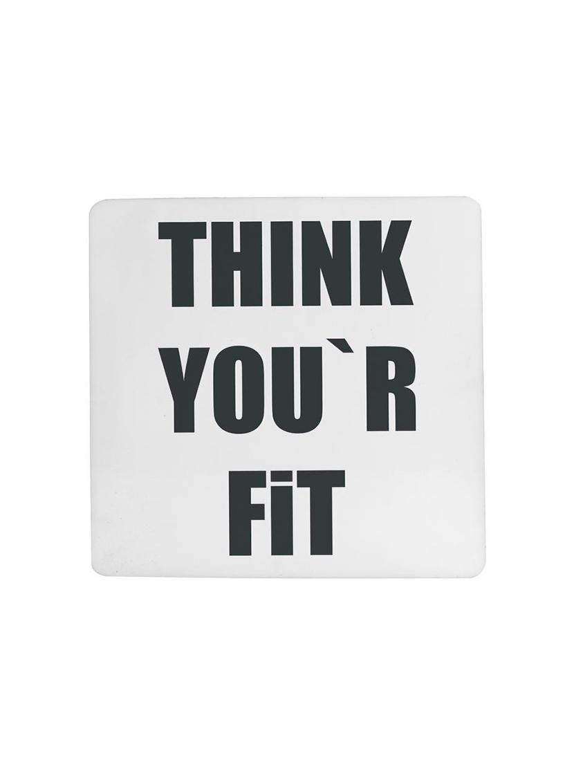 Think You are Fit printed Set of 4 coasters - 14543450 - Zoom Image - 4