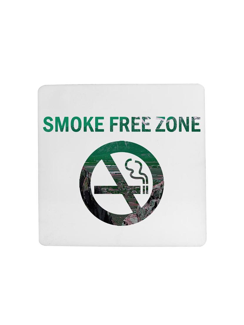 Smoke Free Zone printed Set of 4 coasters - 14543451 - Zoom Image - 4
