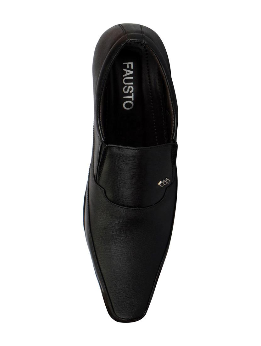 black Leather formal slip on - 14543768 - Zoom Image - 4