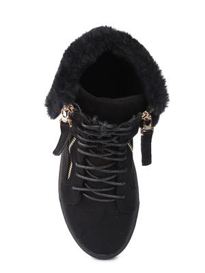 black ankle length boot - 14543832 - Standard Image - 4