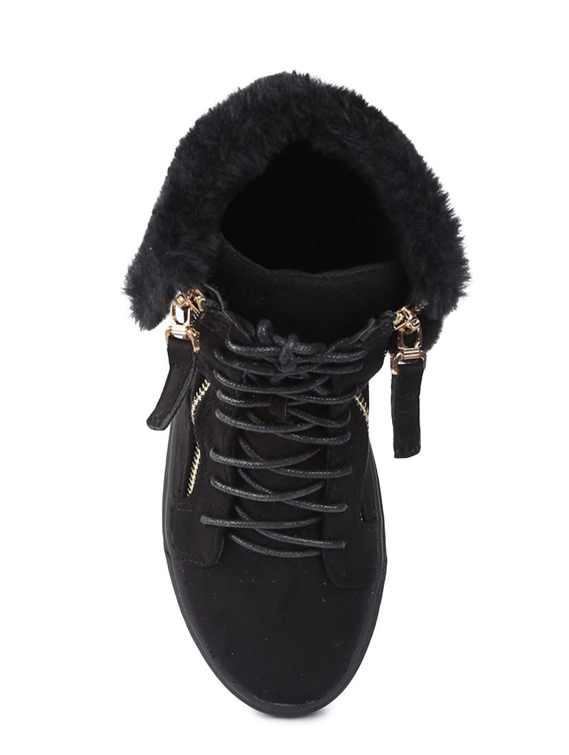 black ankle length boot - 14543832 - Zoom Image - 4
