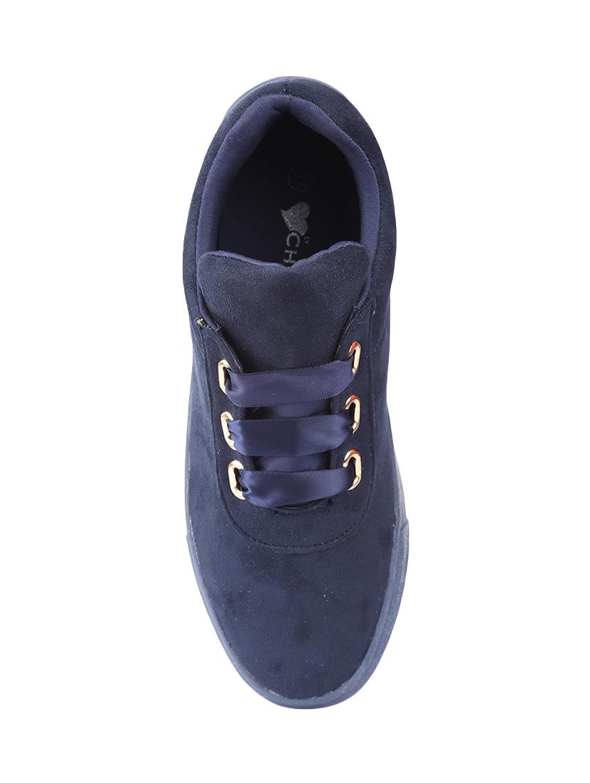 blue fabric laceup sneakers - 14543860 - Zoom Image - 4