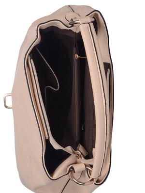 beige regular handbag - 14543892 - Standard Image - 4