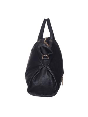 black leatherette (pu) regular handbag - 14543897 - Standard Image - 4