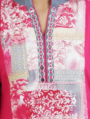 pink rayon straight kurta - 14544267 - Standard Image - 4