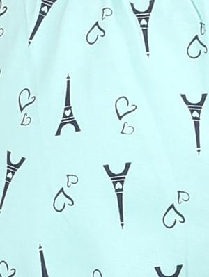 blue printed cotton pajama - 14544295 - Standard Image - 4