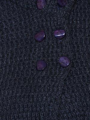 grey woolen cardigan - 14544387 - Standard Image - 4