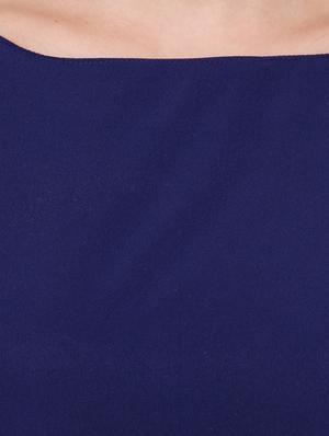 blue crepe highlow kurta - 14544722 - Standard Image - 4