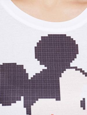 white printed tee - 14544899 - Standard Image - 4