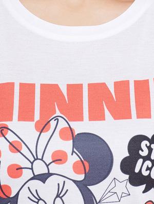 white printed tee - 14544905 - Standard Image - 4