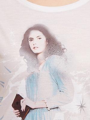 white printed tee - 14545128 - Standard Image - 4