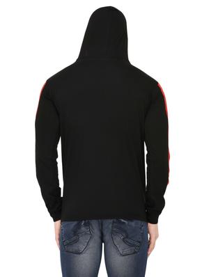 black cotton color block t-shirt - 14545792 - Standard Image - 4