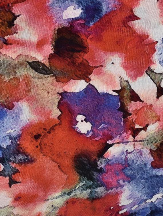 Set of 2 multi colored floral stole - 14547369 - Zoom Image - 7