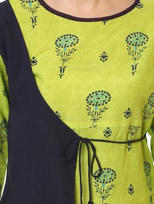 Printed layered kurta - 14547708 - Standard Image - 4