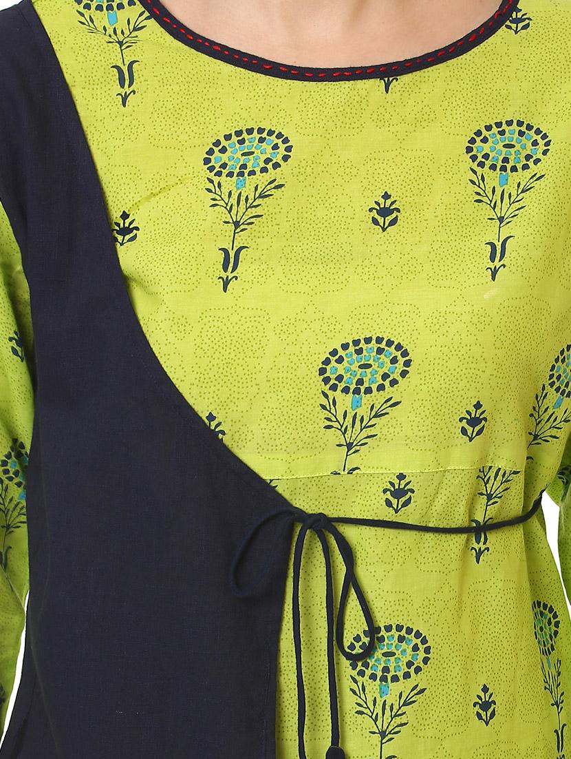 Printed layered kurta - 14547708 - Zoom Image - 4