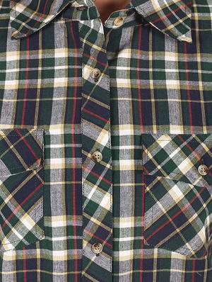 green and blue checkered shirt - 14553501 - Standard Image - 4
