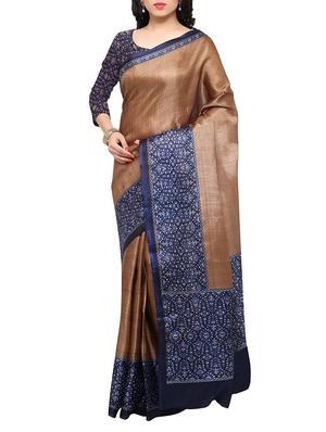 multi colored tussar silk combo saree with blouse - 14553720 - Standard Image - 4