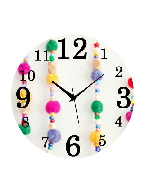 MDF Circular Analog Wall Clock - 14558328 - Standard Image - 1