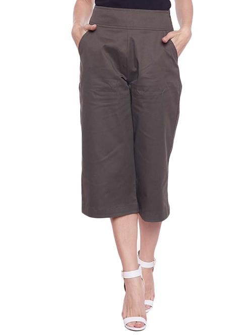 grey culottes capri - 14559122 - Standard Image - 1