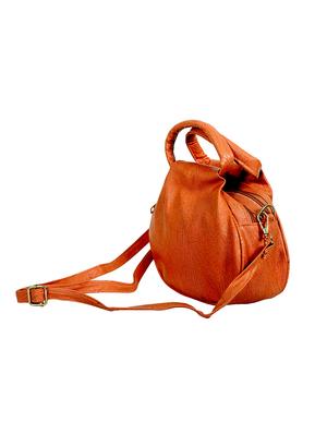 orange leatherette regular sling bag - 14559954 - Standard Image - 4