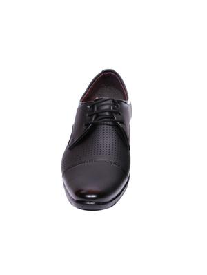 black leatherette formal derby - 14561837 - Standard Image - 4