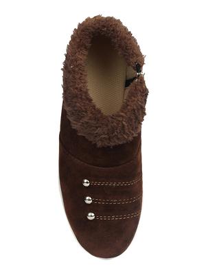 brown suede ankle boot - 14567681 - Standard Image - 4