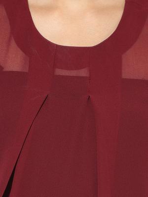 pleated cotton top - 14576346 - Standard Image - 4