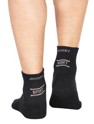 navy blue cotton ankle length sock - 14581867 - Standard Image - 4