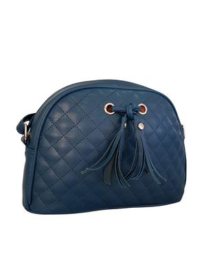 blue leatherette regular sling bag - 14585449 - Standard Image - 4