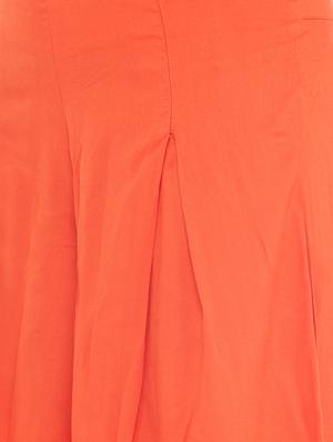 orange viscose palazzos - 14586773 - Standard Image - 4