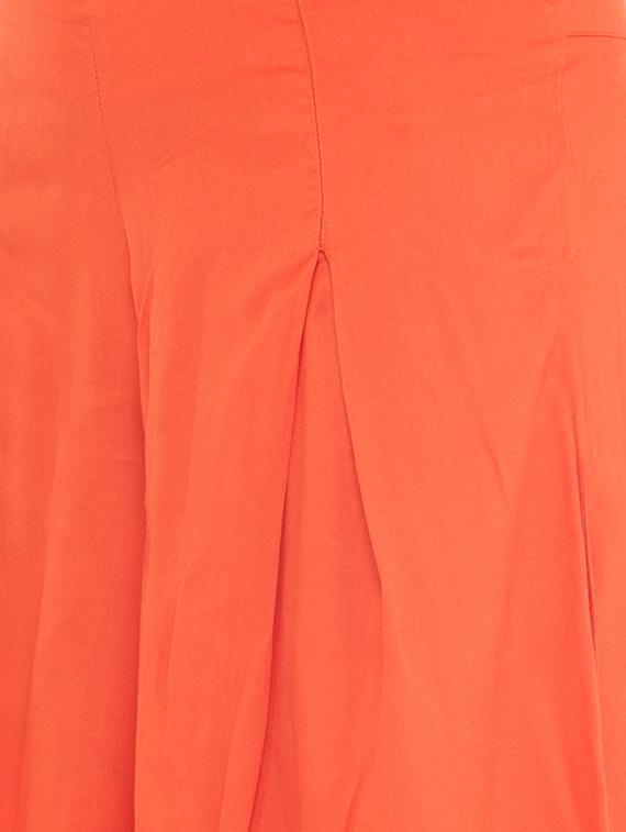 orange viscose palazzos - 14586773 - Zoom Image - 4