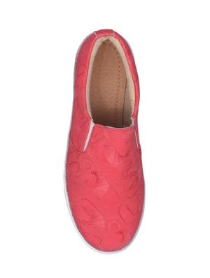 red plimsolls casual shoe - 14597934 - Standard Image - 4