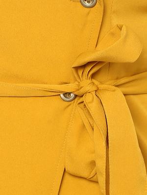 yellow solid jacket - 14635127 - Standard Image - 4