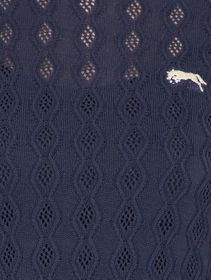 navy blue cotton pullover - 14637934 - Standard Image - 4