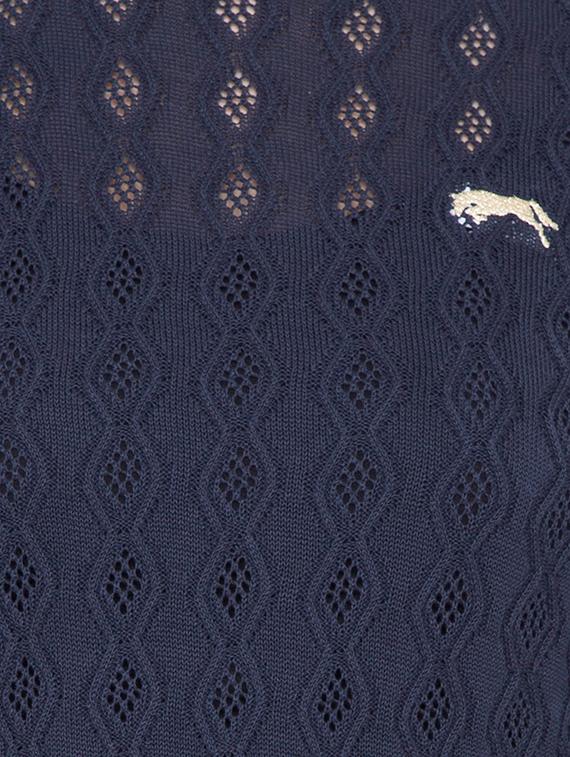 navy blue cotton pullover - 14637934 - Zoom Image - 4