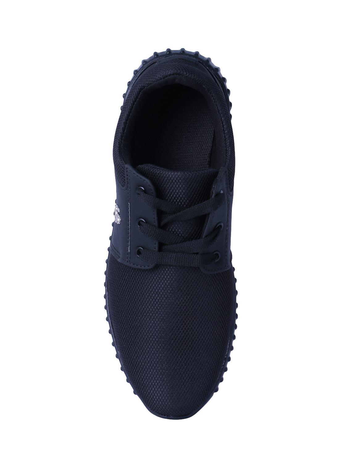 black Mesh lace up sport shoe - 14641219 - Zoom Image - 4