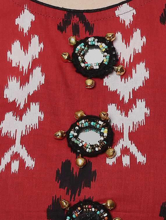 tie up kalidar kurta - 14641385 - Zoom Image - 4