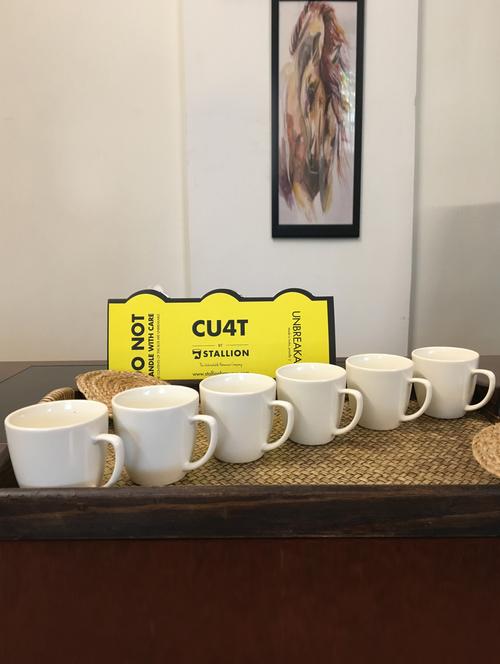 Set of 6 Unbreakable Tea Cups 150 ml - 14661559 - Very Small Image - 1