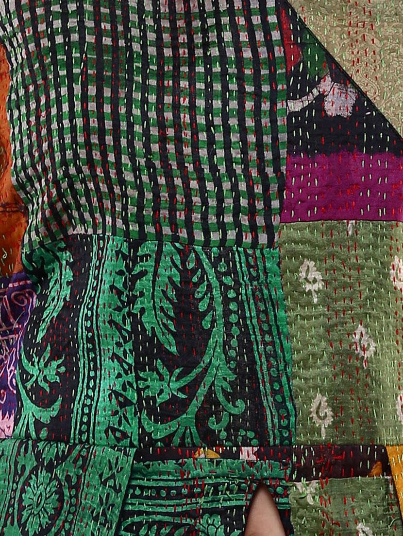 green pure silk top - 14665357 - Zoom Image - 4