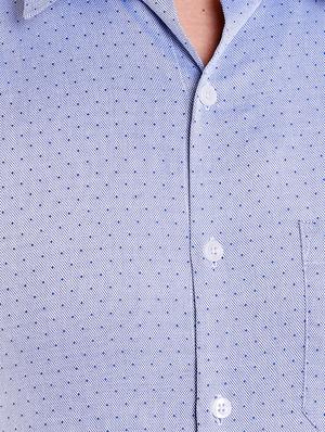 blue cotton formal shirt - 14666405 - Standard Image - 4