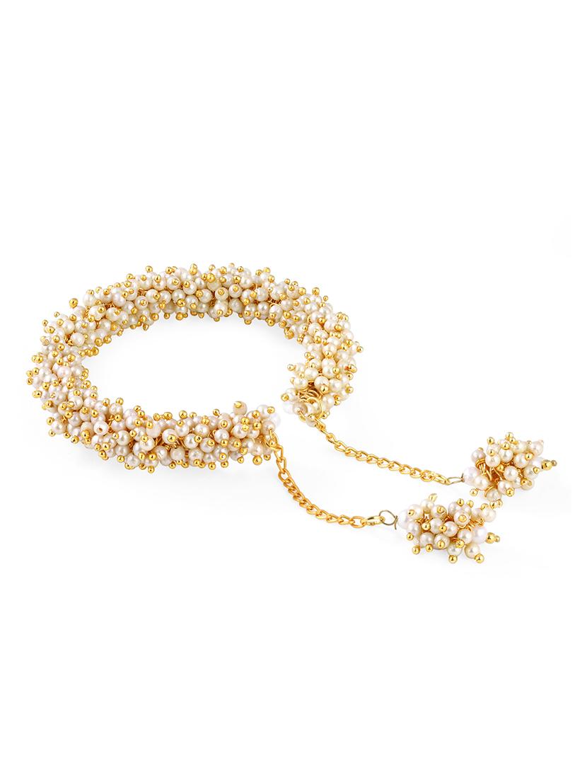 Gold Metal Bangle - By