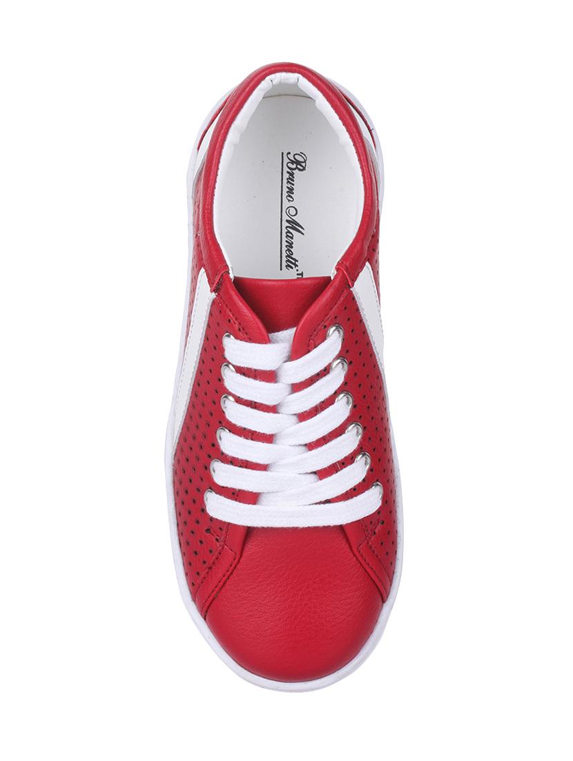 red leatherette sneaker - 14676401 - Zoom Image - 4