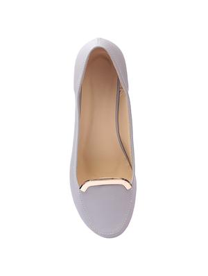 grey fabric slip on ballerina - 14680646 - Standard Image - 4